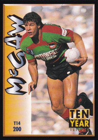1994 Dynamic Series 2 Common Card - Base 200 Mark McGaw South Sydney Rabbitohs