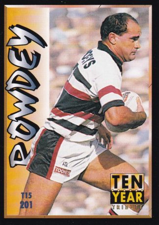 1994 Dynamic Series 2 Common Card - Base 201 Dale Shearer Gold Coast Seagulls