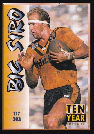 1994 Dynamic Series 2 Common Card - Base 203 Paul Sironen Balmain Tigers