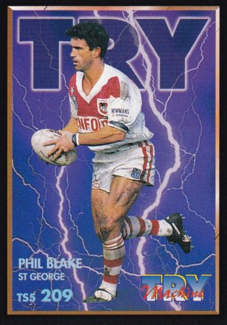 1994 Dynamic Series 2 Common Card - Base 209 Phil Blake St George Dragons