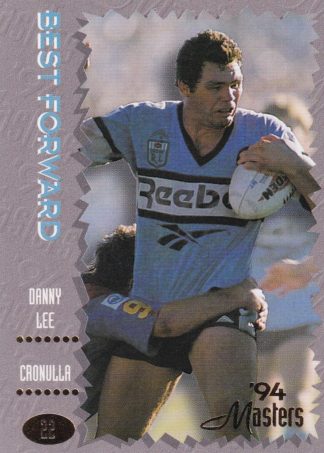 1994 Dynamic Masters Common Card - Base 022 Danny Lee Cronulla Sharks