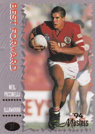 1994 Dynamic Masters Common Card - Base 037 Neil Piccinelli Illawarra Steelers