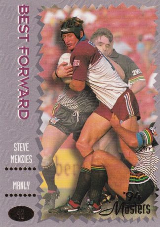 1994 Dynamic Masters Common Card - Base 042 Steve Menzies Manly Sea Eagles
