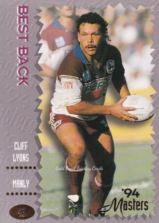 1994 Dynamic Masters Common Card - Base 043 Cliff Lyons Manly Sea Eagles