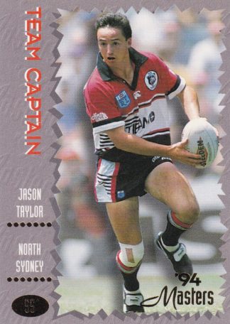 1994 Dynamic Masters Common Card - Base 055 Jason Taylor North Sydney Bears
