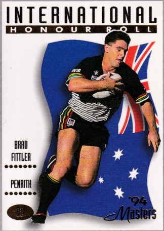 1994 Dynamic Masters Common Card - Base 088 Brad Fittler Penrith Panthers