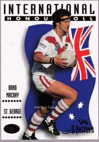 1994 Dynamic Masters Common Card - Base 094 Brad Mackay St George Dragons