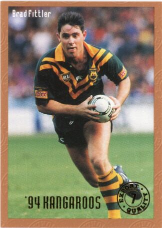 1994 Dynamic Kangaroos Heroes - Base 07 Brad Fittler Australia