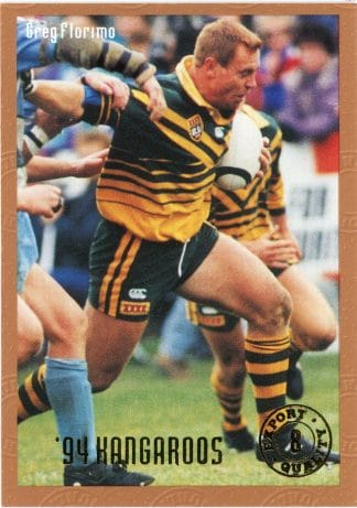 1994 Dynamic Kangaroos Heroes - Base 08 Greg Florimo Australia