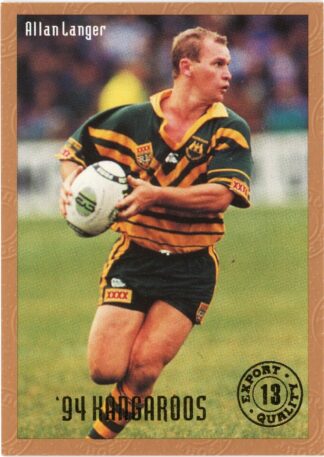 1994 Dynamic Kangaroos Heroes - Base 13 Allan Langer Australia