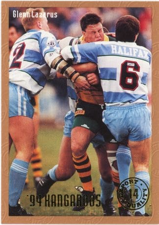 1994 Dynamic Kangaroos Heroes - Base 14 Glenn Lazarus Australia