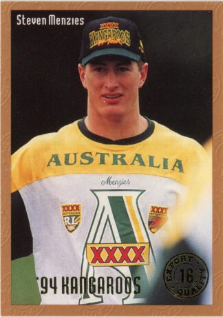 1994 Dynamic Kangaroos Heroes - Base 16 Steve Menzies Australia