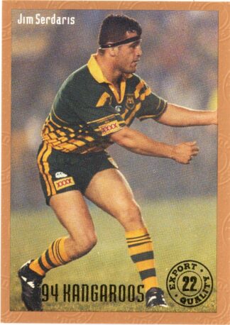 1994 Dynamic Kangaroos Heroes - Base 22 Jim Sedaris Australia