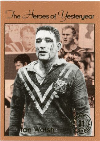 1994 Dynamic Kangaroos Heroes - Base 31 Ian Walsh Australia