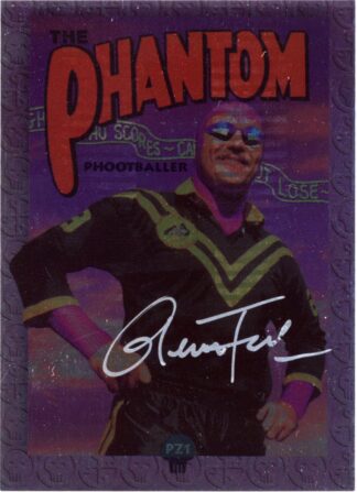 1994 Wally Lewis The Phantom Zone Signed By Glenn Ford