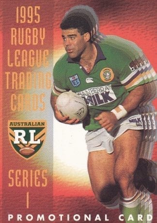 1995 Dynamic Series 1 Promotional Card - Mal Meninga