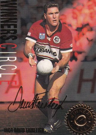 1995 Dynamic Series 1 Winners Circle - WC4 David Fairleigh North Sydney Bears