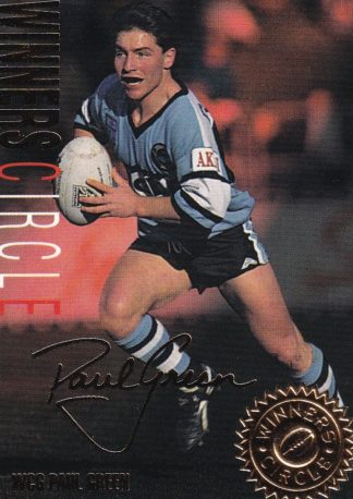 1995 Dynamic Series 1 Winners Circle - WC6 Paul Green Cronulla Sharks