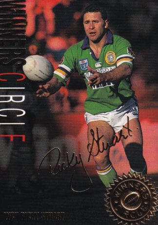 1995 Dynamic Series 1 Winners Circle - WC7 Ricky Stuart Canberra Raiders