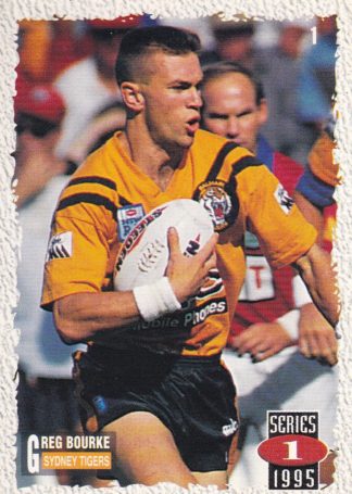 1995 Dynamic Series 1 Common Card - Base 001 Greg Bourke Balmain Tigers