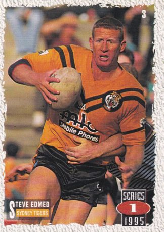 1995 Dynamic Series 1 Common Card - Base 003 Steve Edmed Balmain Tigers