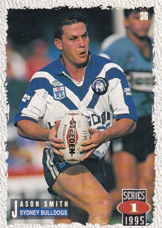 1995 Dynamic Series 1 Common Card - Base 036 Jason Smith Canterbury Bulldogs