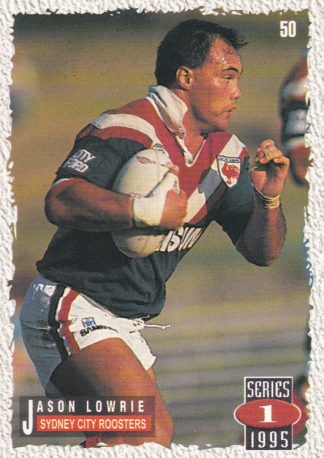 1995 Dynamic Series 1 Common Card - Base 050 Jason Lowrie Eastern Suburbs Roosters