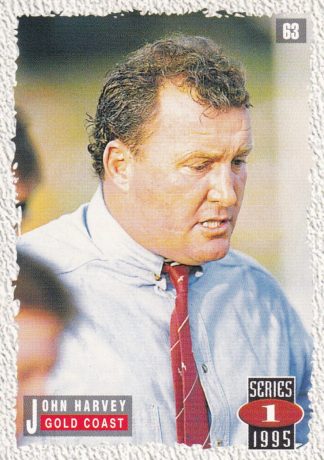 1995 Dynamic Series 1 Common Card - Base 063 John Harvey Gold Coast Seagulls