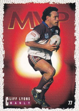 1995 Dynamic Series 1 Common Card - Base 077 Cliff Lyons Manly Sea Eagles