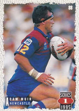 1995 Dynamic Series 1 Common Card - Base 088 Adam Muir Newcastle Knights
