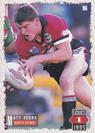 1995 Dynamic Series 1 Common Card - Base 096 Matt Seers North Sydney Bears