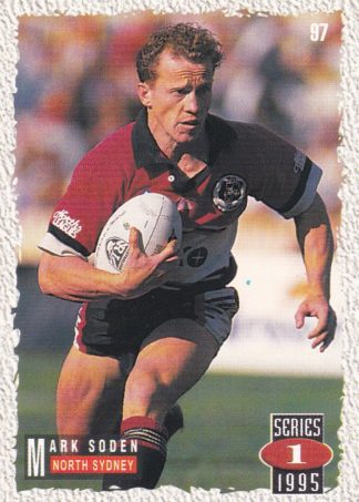1995 Dynamic Series 1 Common Card - Base 097 Mark Soden North Sydney Bears