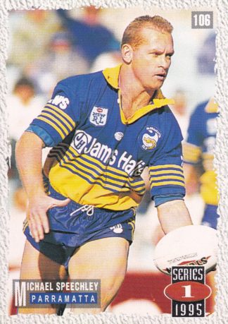 1995 Dynamic Series 1 Common Card - Base 106 Michael Speechley Parramatta Eels
