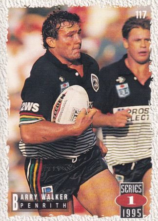 1995 Dynamic Series 1 Common Card - Base 117 Barry Walker Penrith Panthers
