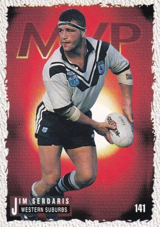1995 Dynamic Series 1 Common Card - Base 141 Jim Serdaris Western Suburbs