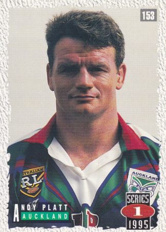 1995 Dynamic Series 1 Common Card - Base 153 Andy Platt Auckland Warriors