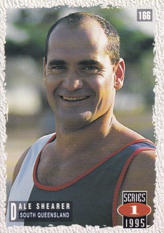 1995 Dynamic Series 1 Common Card - Base 166 Dale Shearer South Qld Crushers