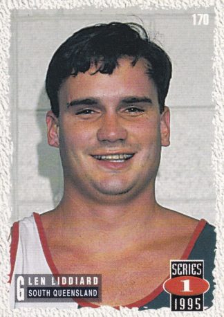 1995 Dynamic Series 1 Common Card - Base 170 Glen Liddiard South Qld Crushers