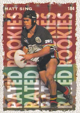 1995 Dynamic Series 1 Common Card - Base 184 Matt Sing Penrith Panthers