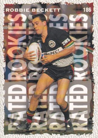 1995 Dynamic Series 1 Common Card - Base 186 Robbie Beckett Penrith Panthers