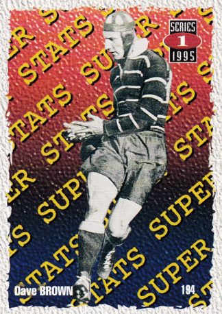 1995 Dynamic Series 1 Common Card - Base 194 Dave Brown