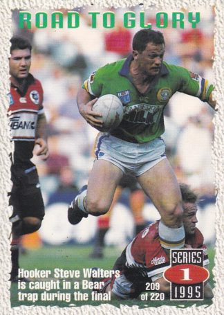 1995 Dynamic Series 1 Common Card - Base 209 Steve Walters - Final
