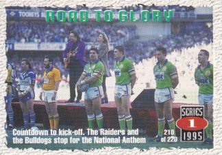 1995 Dynamic Series 1 Common Card - Base 210 National Anthem