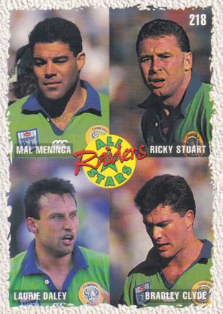 1995 Dynamic Series 1 Common Card - Base 218 All Stars Canberra Raiders