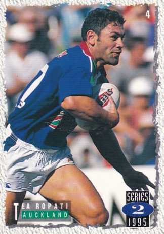 1995 Dynamic Series 2 Common Card - Base 004 Tea Ropati Auckland Warriors