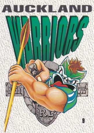 1995 Dynamic Series 2 Common Card - Base 009 Auckland Warriors Logo