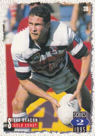 1995 Dynamic Series 2 Common Card - Base 038 Steve Deacon Gold Coast Seagulls