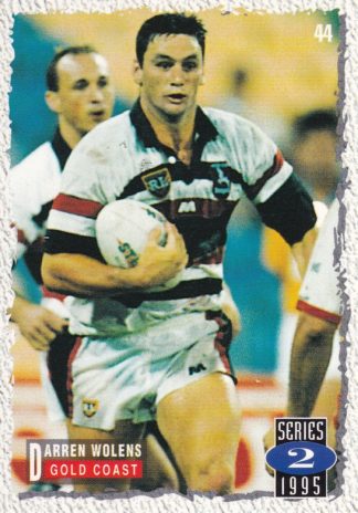 1995 Dynamic Series 2 Common Card - Base 044 Darren Wolens Gold Coast Seagulls