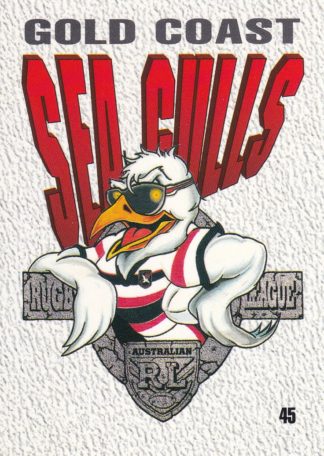1995 Dynamic Series 2 Common Card - Base 045 Gold Coast Seagulls Logo
