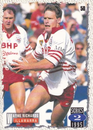 1995 Dynamic Series 2 Common Card - Base 050 Wayne Richards Illawarra Steelers